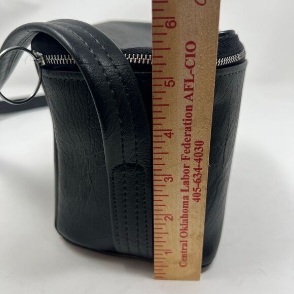 Vintage POLAROID SX70 One Step Camera Bag Black Vinyl Carrying Case Shoulder Bag - Picture 6 of 14